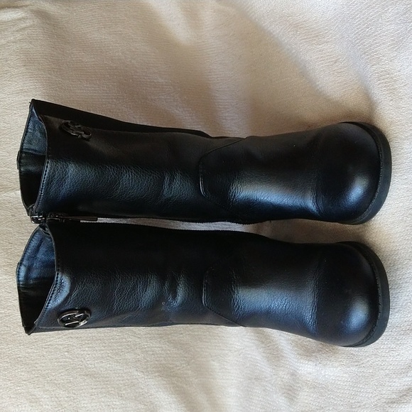 MICHAEL KORS EMMA RUBIE TALL BLACK TODDLER BOOTS - Picture 2 of 10